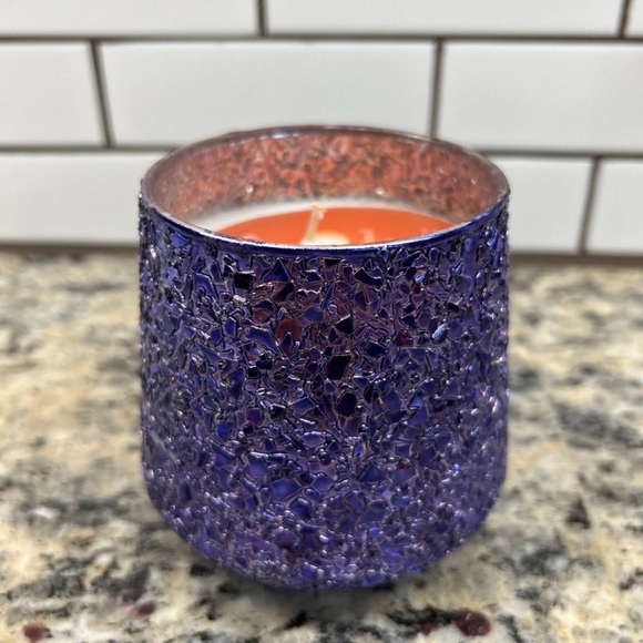 SPARKLY GLITTERY BEWARE OF THE GHOUL 12oz  2-wick CANDLE -NWT - Picture 4 of 10